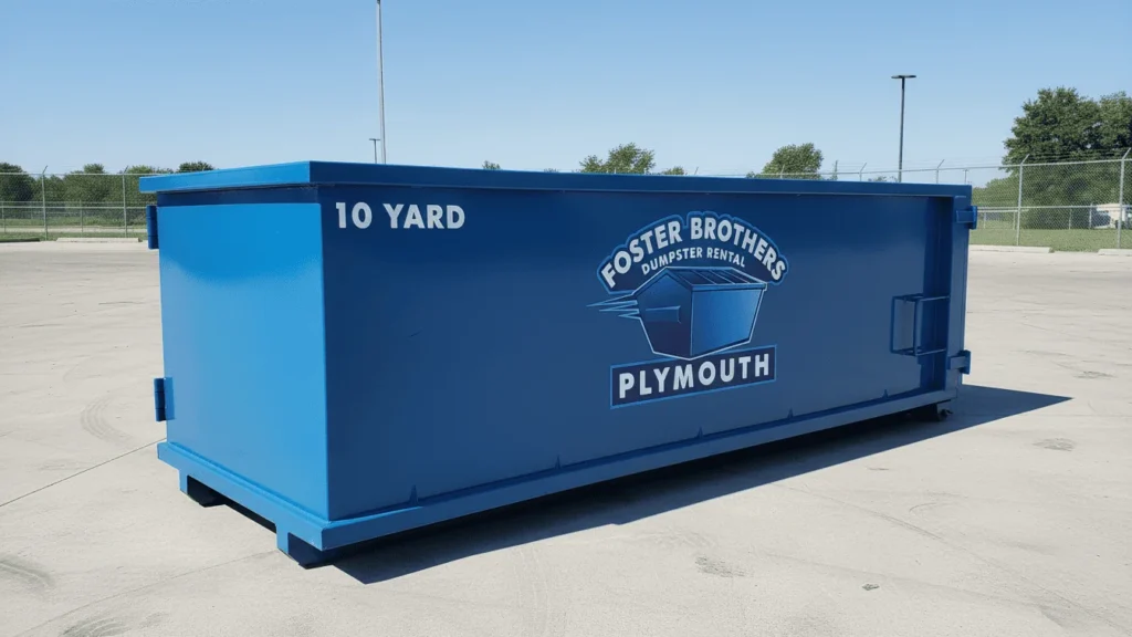 10-Yard Dumpster Rental Plymouth-img